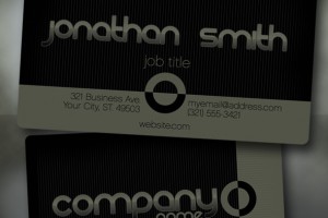 FREE BASIC Business Card Template .psd for Photoshop